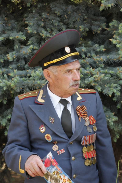 Sovjetiska armén veteran — Stockfoto