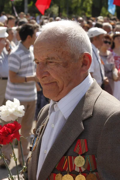 Veterano del ejército soviético — Foto de Stock