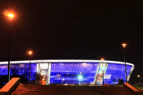 's avonds donbass arena — Stockfoto