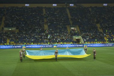 Törenden önce futbol maç ayrıntısı