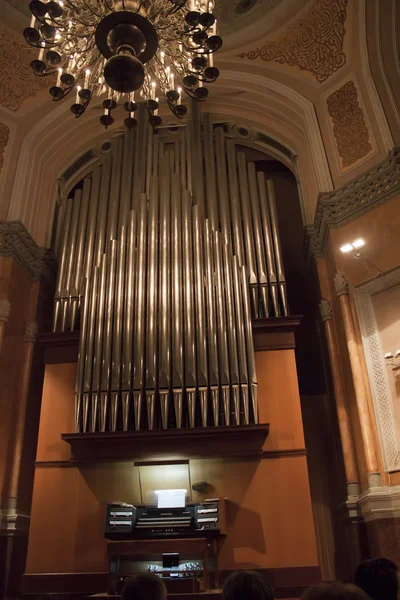 Katedral içinde organ — Stok fotoğraf