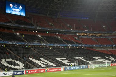 Donbass arena Stadyumu maçtan önce bir saat