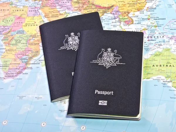 Pasaportes australianos — Foto de Stock