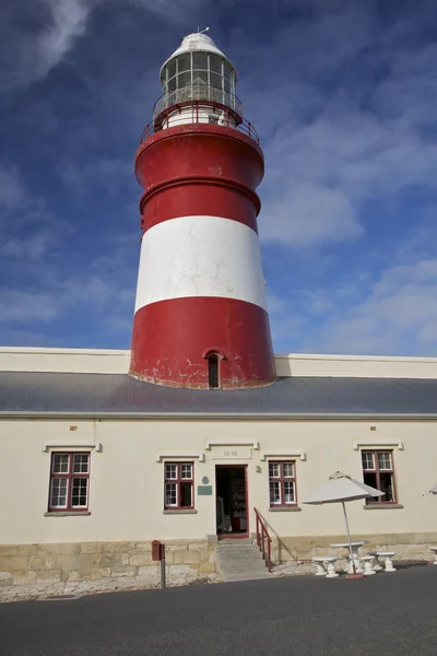 Cape agulhas deniz feneri, Güney Afrika — Stok fotoğraf