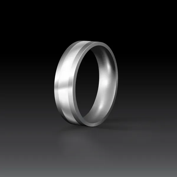 Мужское обручальное кольцо (EPS10 ) — стоковый вектор