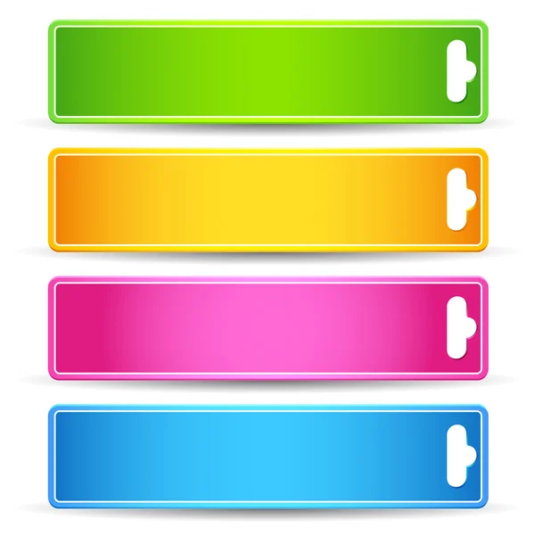 Tag coloré — Image vectorielle