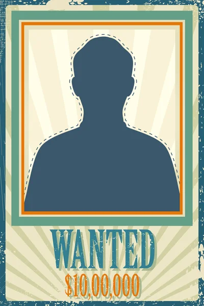 Wanted plakat retro — Wektor stockowy