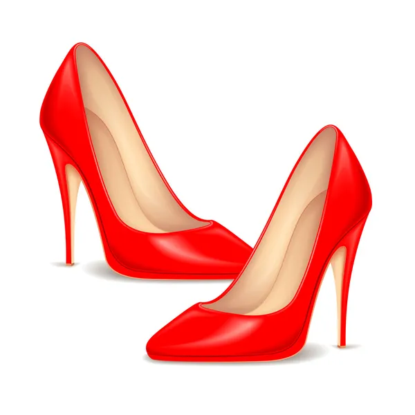 Zapatos de tacón alto para mujer — Vector de stock