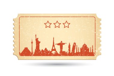 Travel Ticket clipart