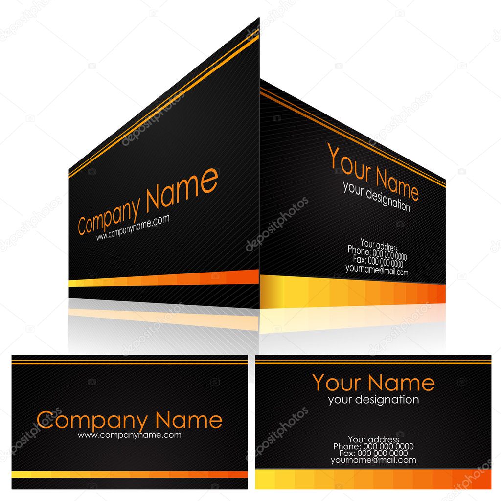 Business Card Stock Vector by ©vectomart 10289656