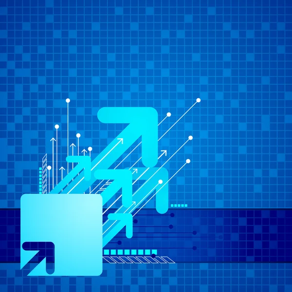 Futuristische pijl achtergrond — Stockvector