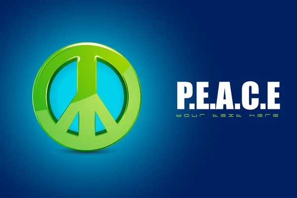 Símbolo de paz — Vector de stock