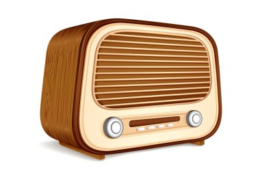 Antique Radio clipart