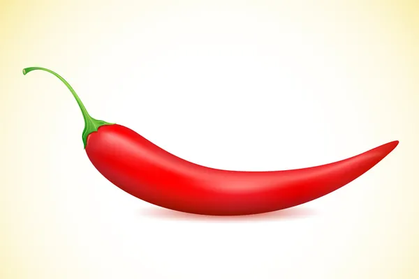Chili rojo — Vector de stock