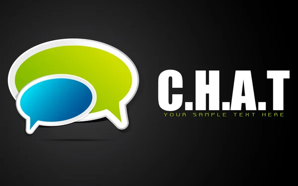 Chat-Hintergrund — Stockvektor