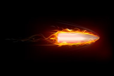 Bullet in Motion clipart