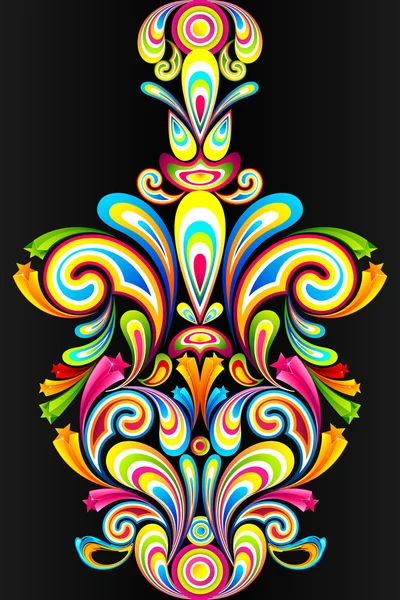 Tourbillon coloré — Image vectorielle