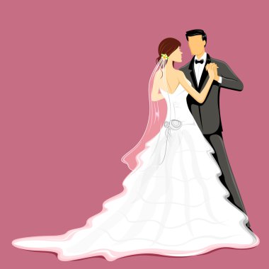 Wedding Couple clipart