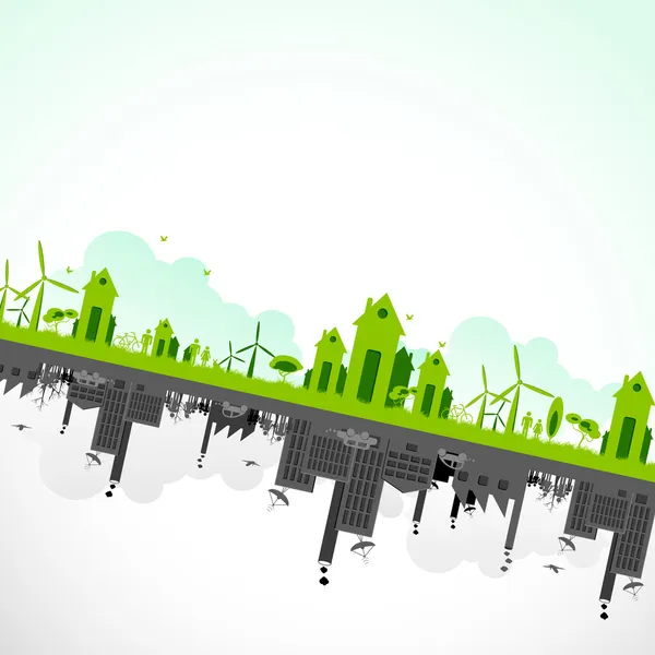 Nachhaltigkeit der Erde — Stockvektor