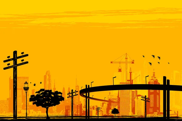 Infrastructures urbaines — Image vectorielle