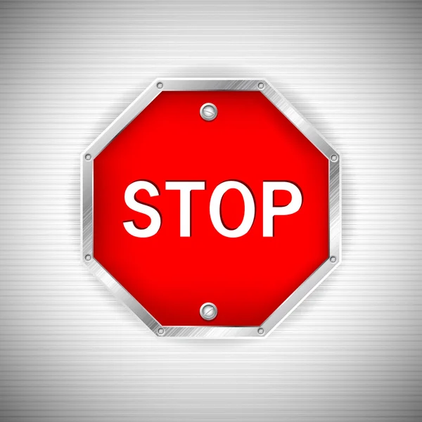 Stop Board — Stock Vector