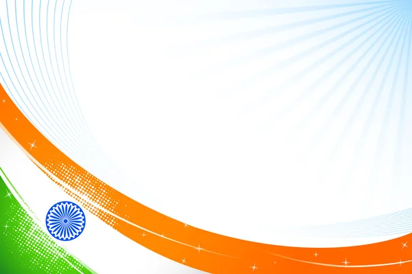 Bandera india — Archivo Imágenes Vectoriales