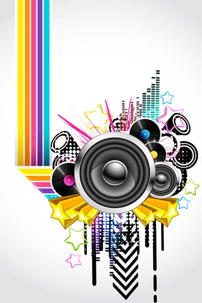 Abstract Musical Background — Stock Vector