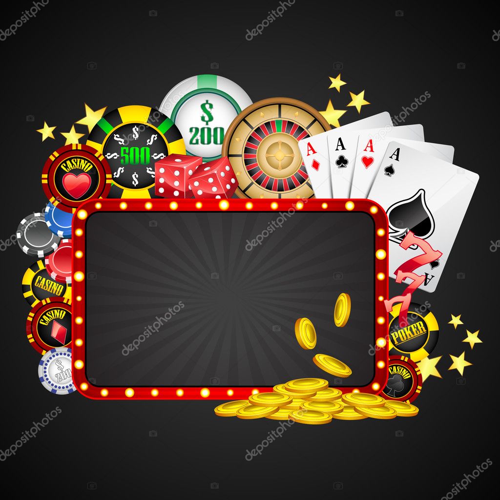 Casino Background — Stock Vector © vectomart #8448359