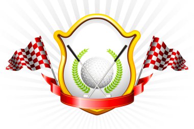 Golf Trophy clipart