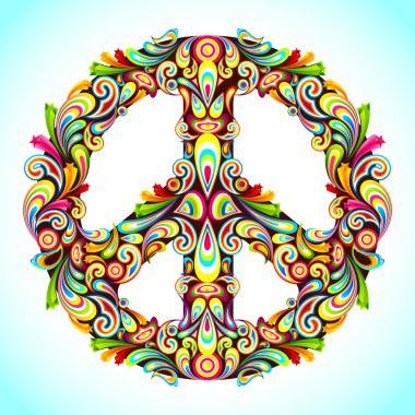 Colorful Peace clipart