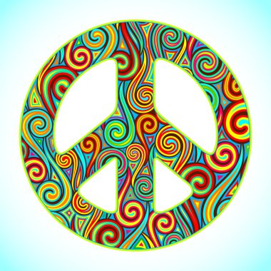 Colorful Peace clipart