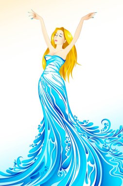 Water Lady clipart