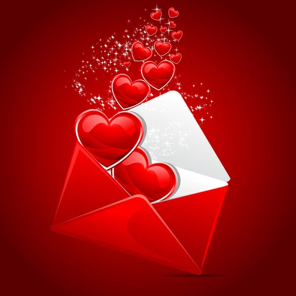 Любов повідомлення — стоковий вектор