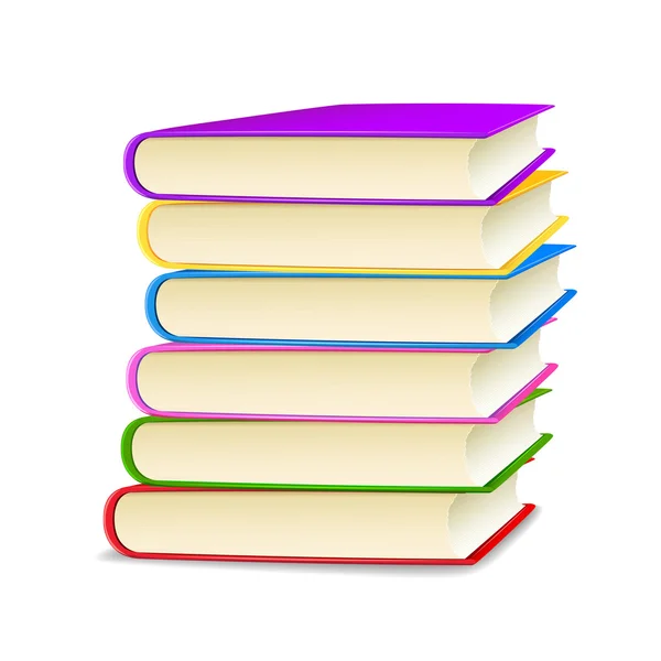 Stapel boeken — Stockvector