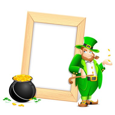 Saint Patrick's Day Photo Frame clipart