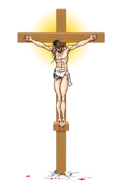 Jesus on Cross clipart