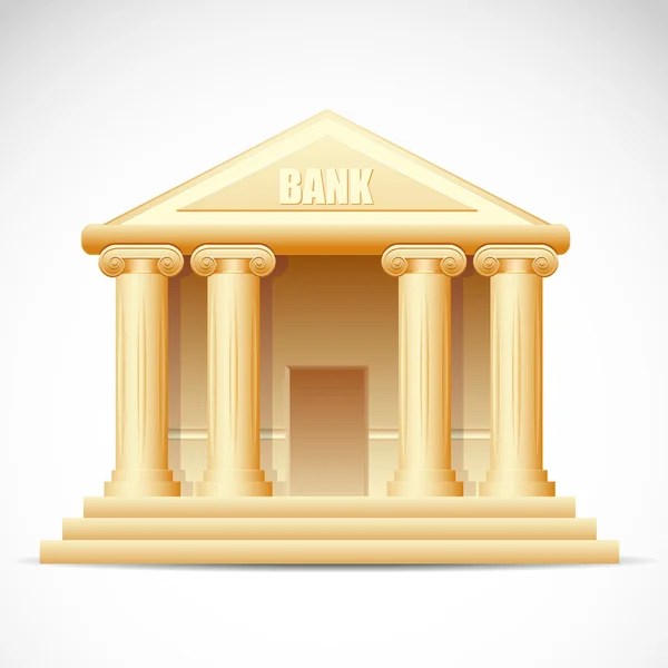 Banka Binası — Stok Vektör