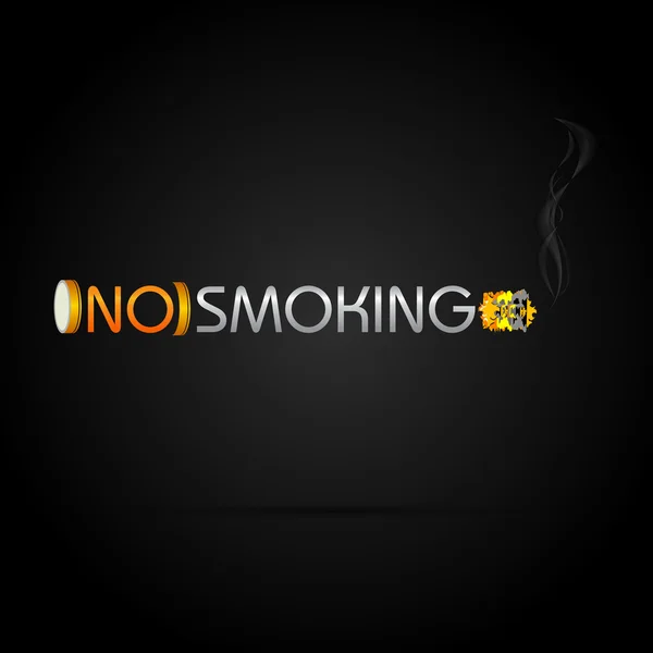 Niet roken — Stockvector