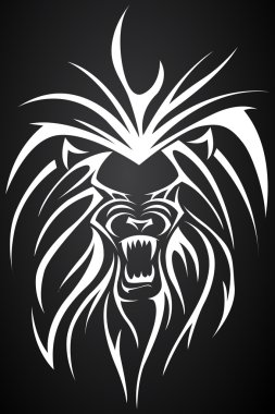 Lion tatto clipart