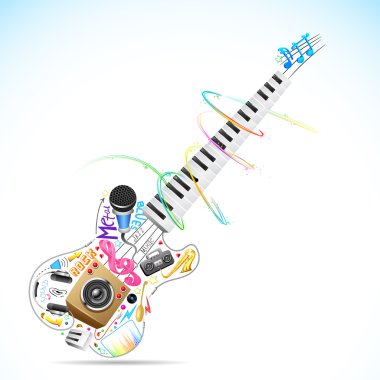 Musical Guitar clipart