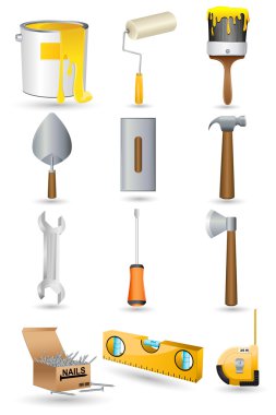 Under Construction icon Set clipart