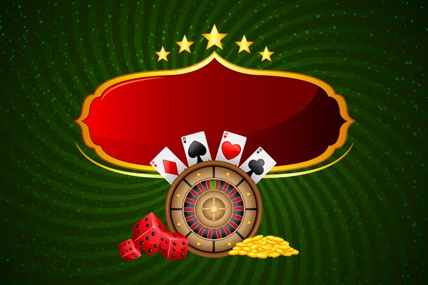 Fondo del Casino — Vector de stock