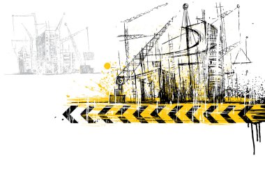 Under Construction Site clipart