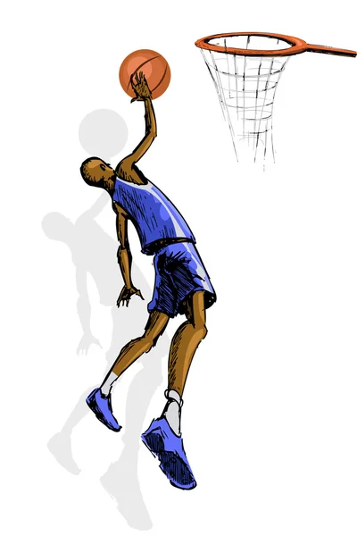 Basket Ball Player — Stock Vector