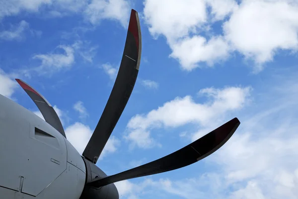 Propeller on airplane — Stock Photo, Image