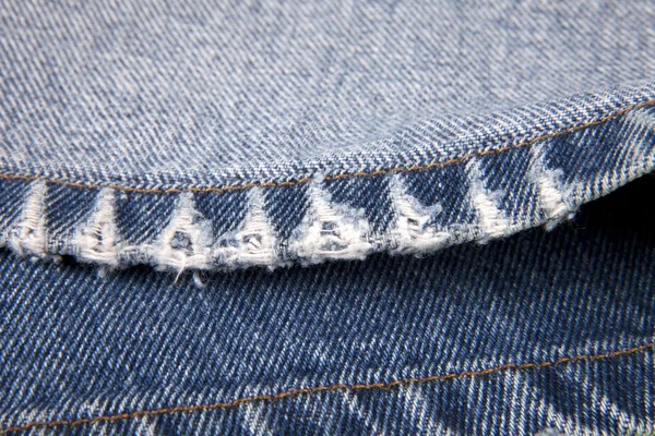 Detalhe jeans azul — Fotografia de Stock