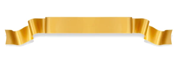 Orange ribbon banner — Stock Photo, Image