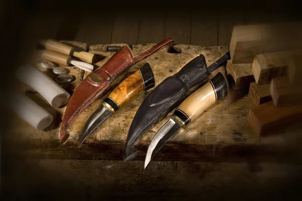 Cuchillo hecho a mano — Foto de Stock