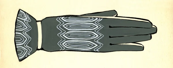 stock image Sketch of a woman glove