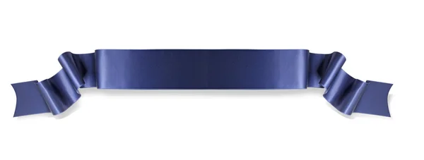 Blue ribbon banner — Stock Photo, Image